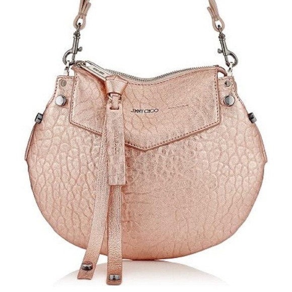 Jimmy Choo Handbags - Jimmy Choo Women's Metallic Rose Gold bag